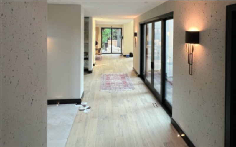 Interior wall venetian plastering